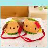 Hamburger Hello Kitty Pochacco Plüschtier mit großer Umhängetasche für Mädchen und Teenager