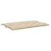 Garden Bench Cushion Beige 150x(50+50)x7 Cm Oxford Fabric
