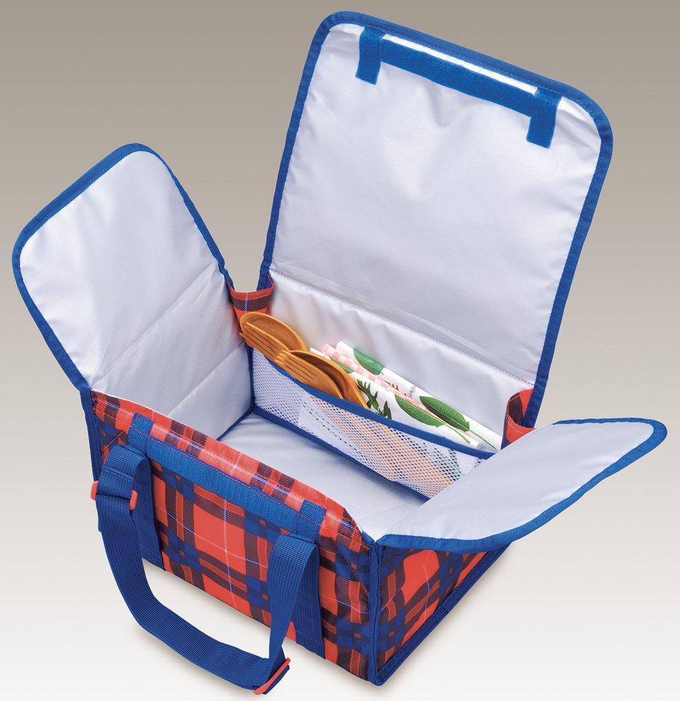 Thermos Family Fresh Lunch Box, Red Check, DJF-4002 RC