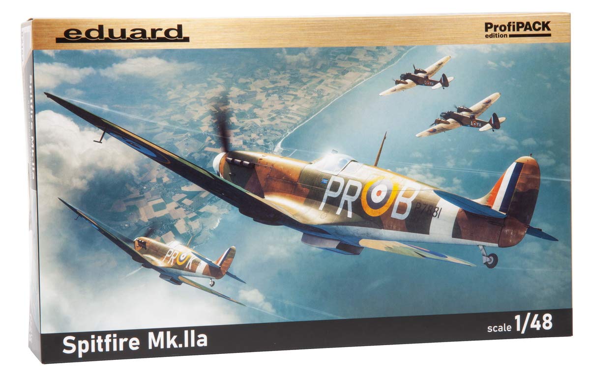 

Eduard 1/48 Profipack Royal Air Force Supermarine Spitfire Mk.2a Plastic Model Kit EDU82153