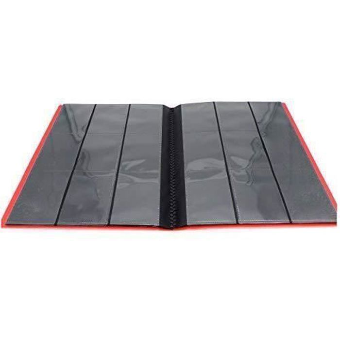Docsmagic.De Pro-Player 9-Pocket Album Red - 360 Card Binder - MTG - PKM - YGO - Classeur Pour Jeu De Cartes Rouge