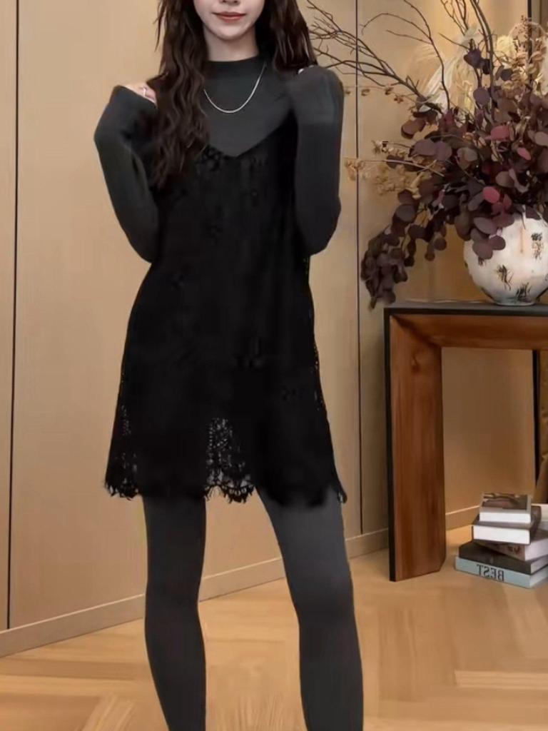 2026 Chic Temperament Lace Camisole Dress - Elegant Casual Versatile Women's Style