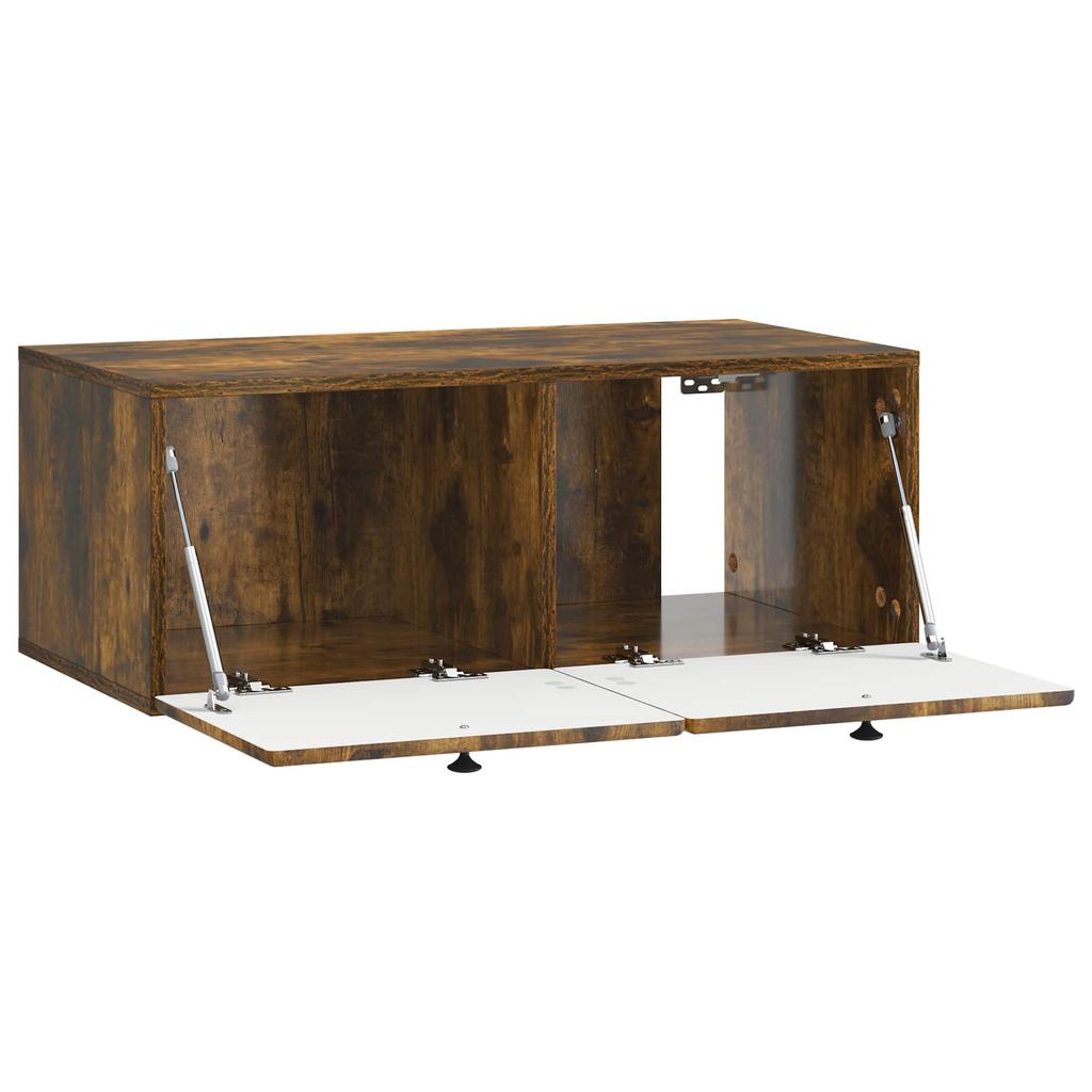 Wall Mounted TV Cabinet 78.5 x 41 x 30 cm Smoked Oak