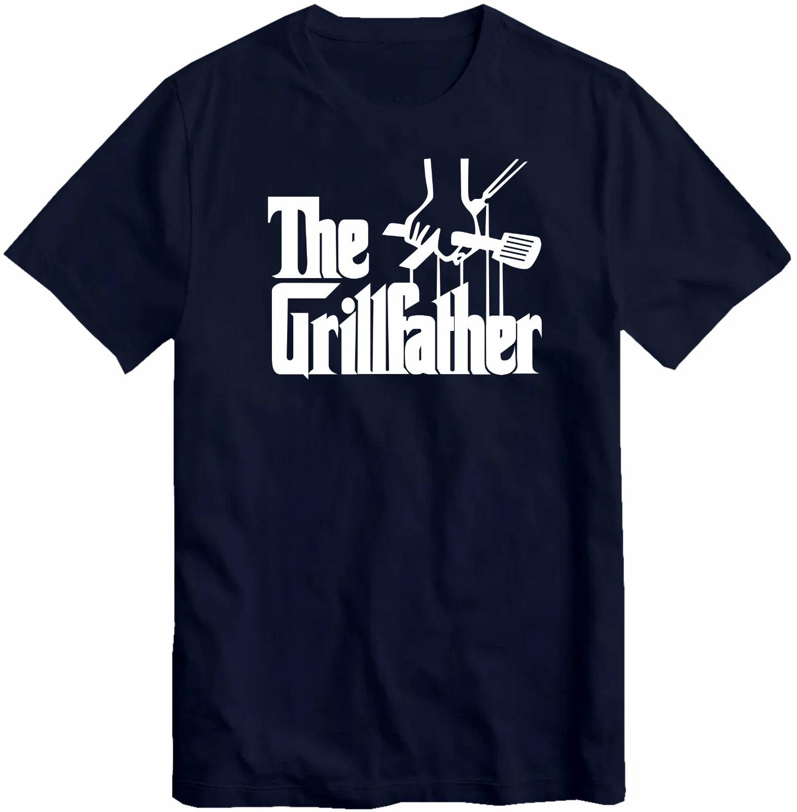 The GrillFather BBQ Lover T-Shirt Gifts for Dad,Husband, Chef, BBQ Party Top Tee XS
