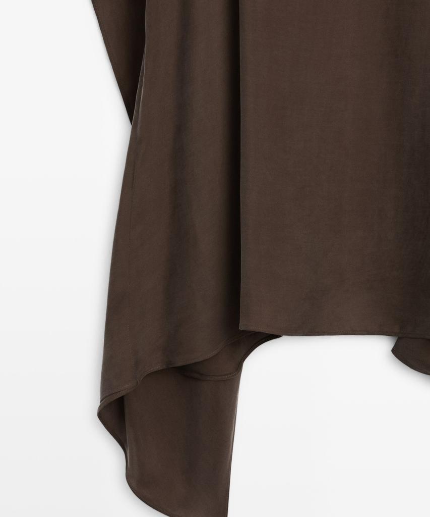 Masimodutti Ruffle Detail Strap Mini Dress