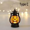 Halloween Pumpkin & Skull Lantern - Handheld Oil Lamp Decoration for Party Atmosphere