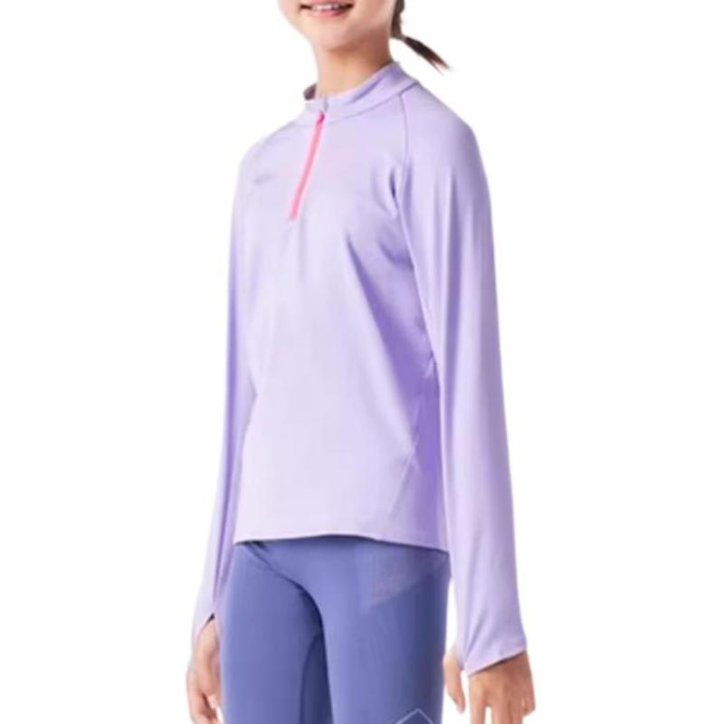 Decathlon AT 100 Quick Drying Collection Colour-blocked Loose Plush Long-sleeved Sweatshirt Kids Sweatshirts