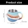 Canecas de Café do Sistema Solar Cerâmica com Tema de Astronomia Canecas Resistentes ao Calor Utensílios de Bebida Padrão Único Decoração de Casa