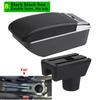 For Mitsubishi Space Star Armrest Box For Dodge Mitsubishi Attrage Mirage Car Armrest Storage Box with USB Car Accessories