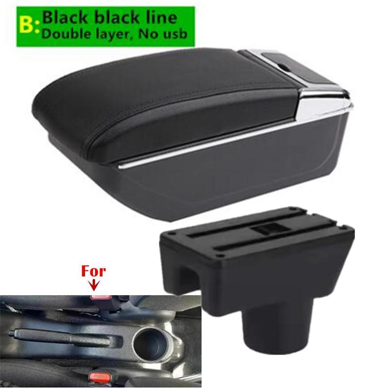 For Mitsubishi Space Star Armrest Box For Dodge Mitsubishi Attrage Mirage Car Armrest Storage Box with USB Car Accessories
