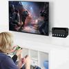 Metal Wall Bracket with Game Card Slots and Joy-Con Hanger Console Holder Stand with Controller Holder for Nintendo Switch2