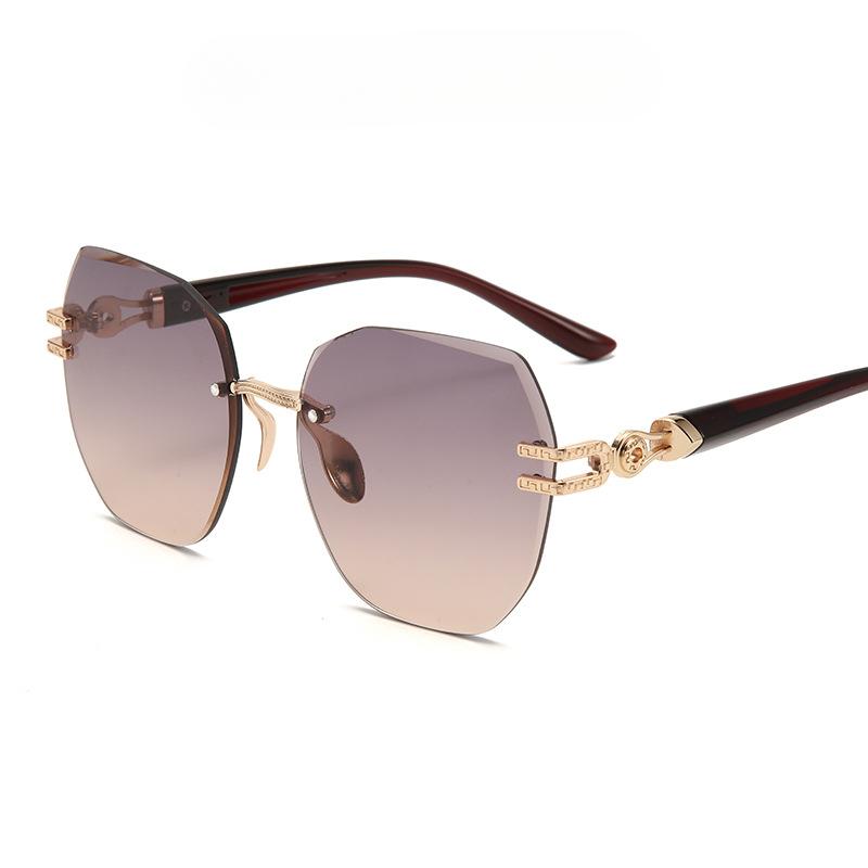 Trend Nowe okulary przeciwsłoneczne damskie w koreańskiej wersji The Tide Big Box z okrągłą twarzą, okulary przeciwsłoneczne dla gwiazd, okulary z filtrem UV.