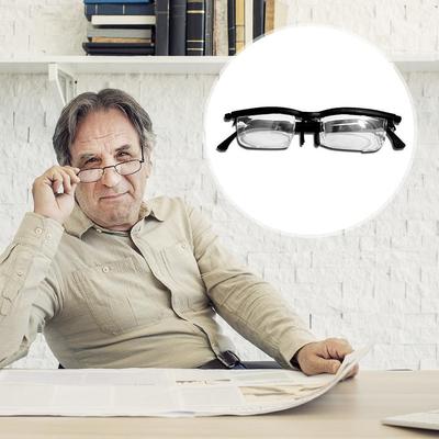 Adjustable Glasses Variable Focus Adjustable Men Women Reading Glasses Myopia Eyeglasses -6D To +3D Diopters Magnifying Glassses