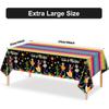 3 Pieces Day of The Dead Tablecloth Dia De Los Muertos Table Cover Halloween Sugar Skull Floral Table Cover Mexican Fiesta Plastic Tablecloth for