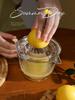 Glass Measuring Cup and Manual Juicer with Handle