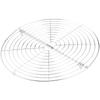 Grill Mesh Silver Cake Cooling Rack Foldable Design Carbon Steel Construction Electroplated Finish For Oven Use