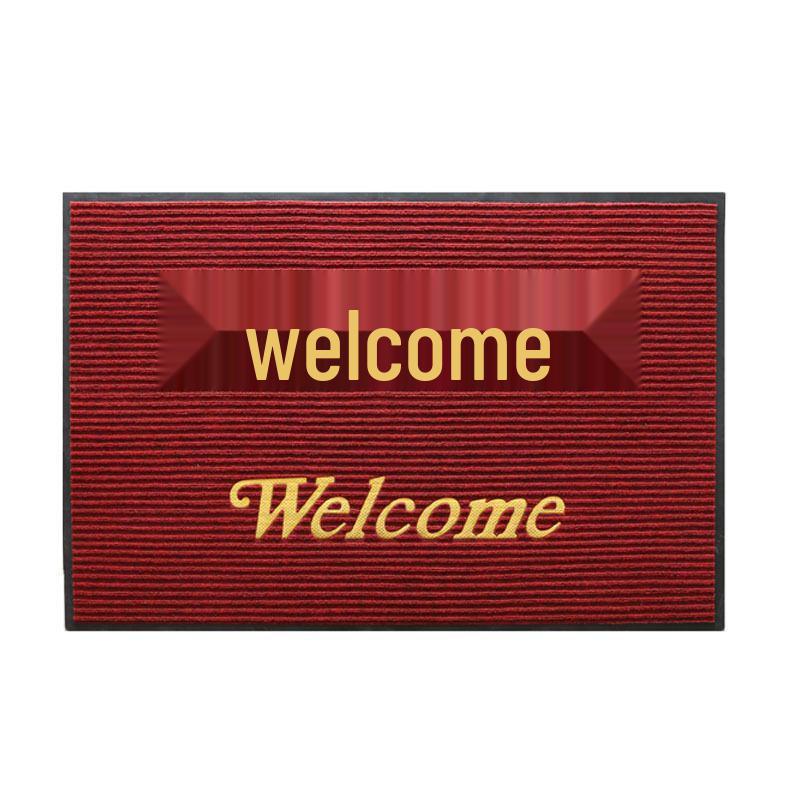 Square PVC Entrance Doormat – Absorbent Foot Mat for Home, Shops, Hotels, and Elevators