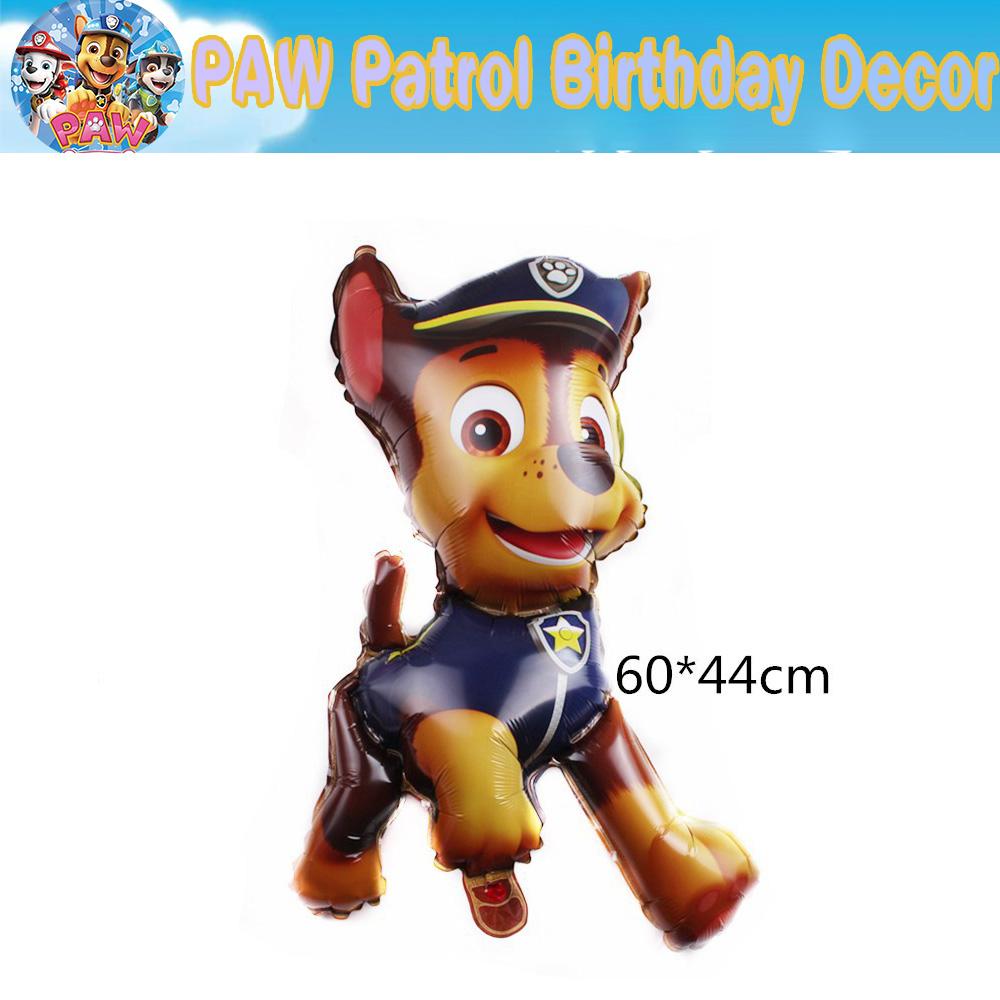 PAW Patrol Birth Date Decor Celebration Supplies Birth Date Celebration Disposable Tableware Collection Paper Board Napkin Balloon Infant Shower Decor