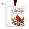 Transparent Acrylic Holiday Pendant Christmas Cash Gift Ornament, Clear Money Holder, Xmas Holder Ornament Tree Hanging Decoration, Funny Ways To for