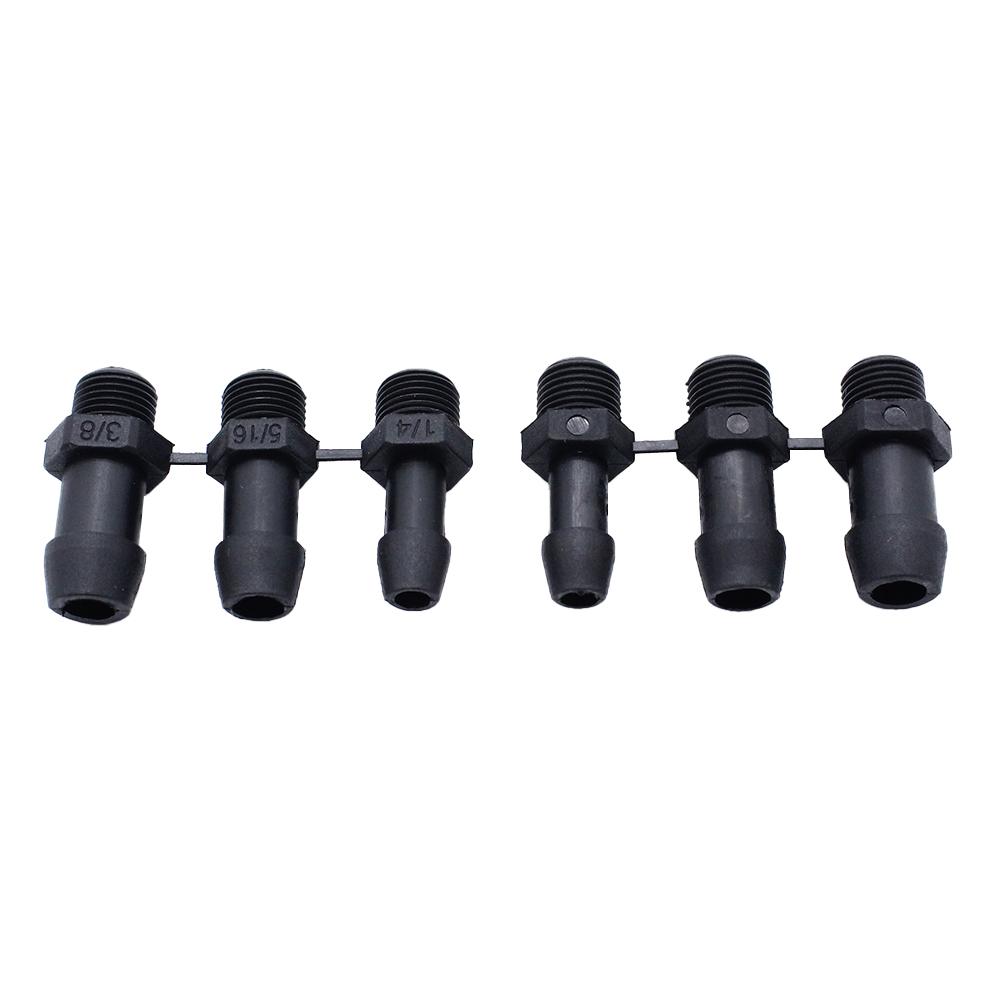 Car Fuel Filter with 6 Hoses Reusable Inline Fuel Filter Replacement Fuel Filter for Universal 3/8in 1/4in 5/16in Hose Fuel Filters5