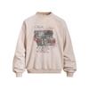 Mens Oversized Streetwear Hoodie Cotton Blend Graphic Print Washed Vintage Crewneck Sweatshirt Fall