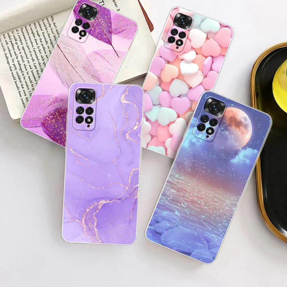 For Redmi Note 11 Case Soft Silicone TPU Phone Cover For Xiaomi Redmi Note 11S Cases Coque Redmi Note 11 Pro 4G 5G Bumper Fundas