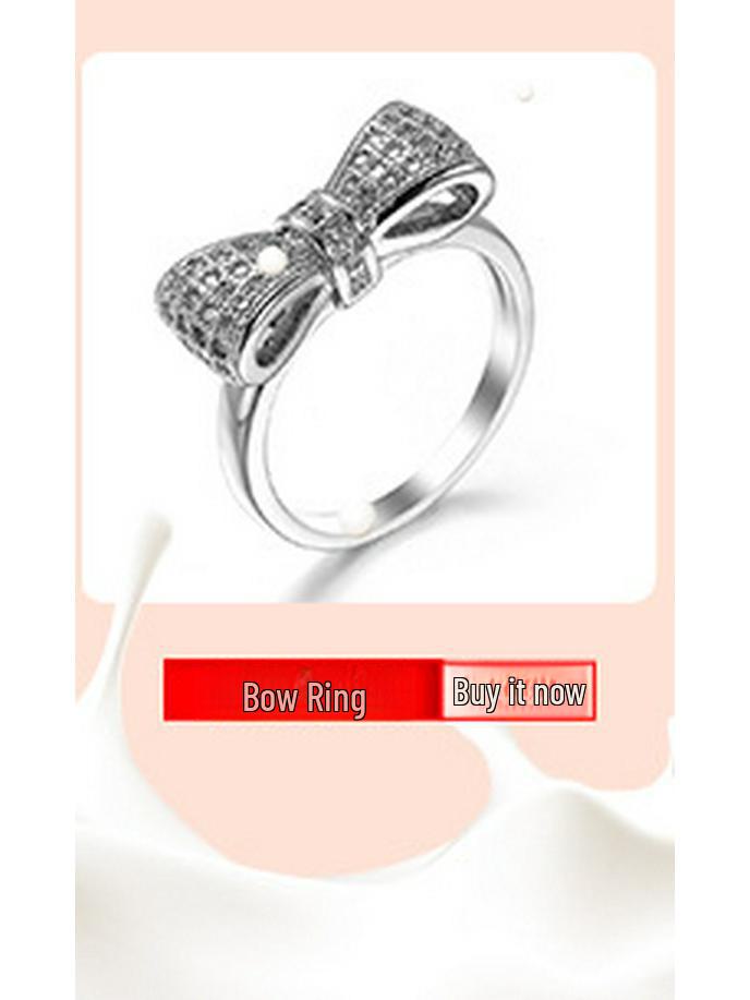 European & American Creative Zircon Fashion Jewelry Ring: New Hot-Selling Design