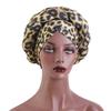 African Braided Headwrap High Skull Turban Cap Flower Printed Hijab Head Scarf for Music Festival Theme Event Oversized