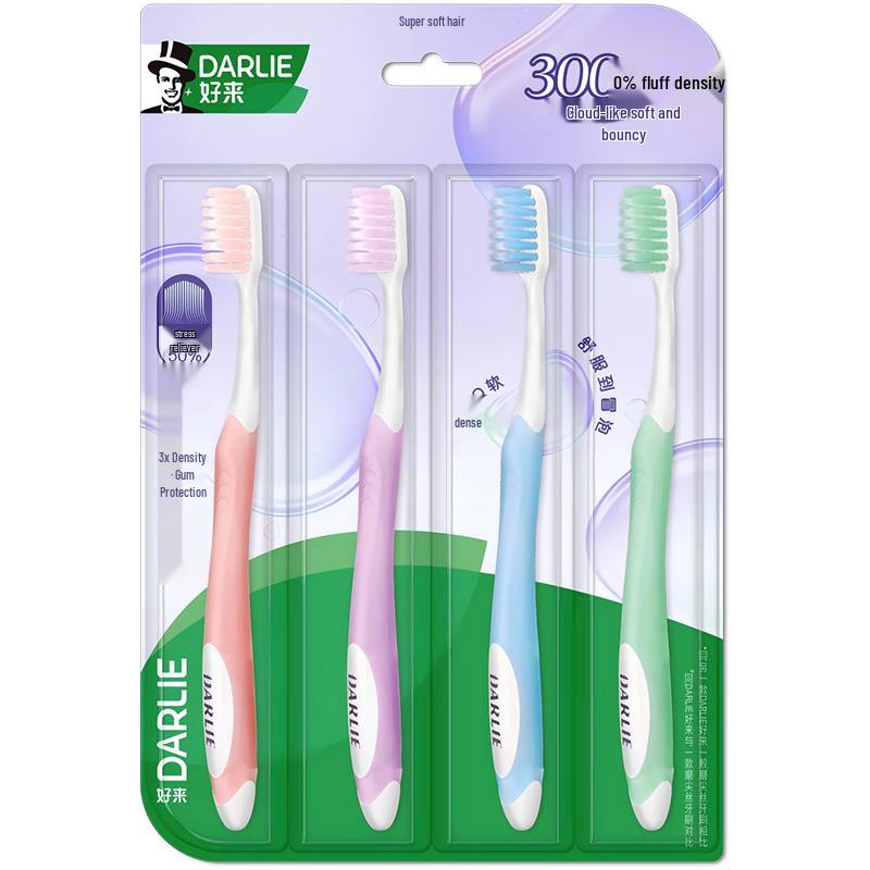 Darlie 300% Dense Gum Care Ultra Soft Toothbrushes