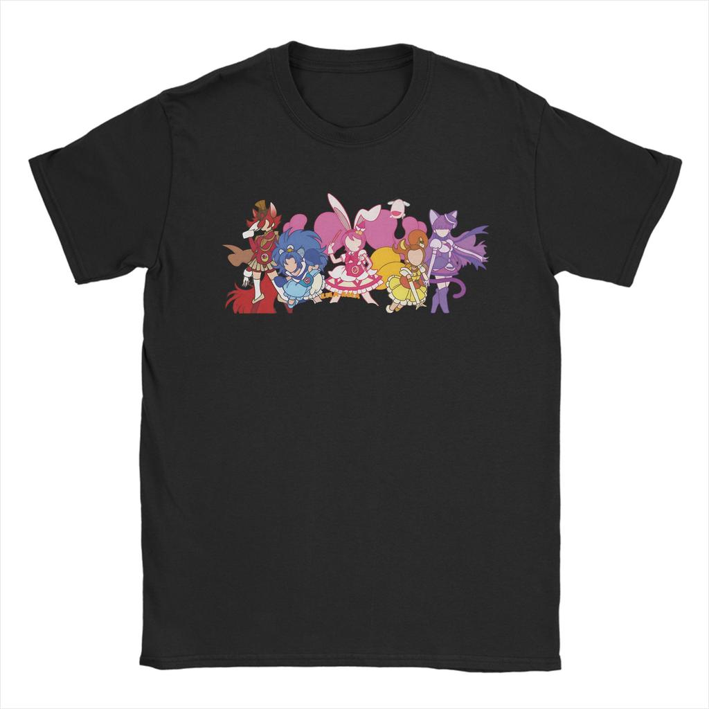 Novelty Anime Sky Precure Tshirt For Unisex Crew Neck Pure Cotton T Shirts Short Sleeve Tee Shirt Gift Idea Clothes
