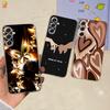 Case For Samsung F54 5G Back Cover Glitters Fashion Cat Wolf Soft Silicon Bumper For Samsung Galaxy F54 5G F546B Phone Case Capa