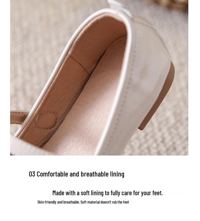 Sweet & Gentle One-Strap Round Toe Loafers, 2024 Autumn Japanese Academy Style for Skirts