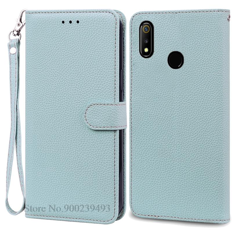 For Realme 3 Case Soft Pu Leather Flip Wallet Case For Realme 3 Pro Case Phone Cover For Realme 3 Pro Coque Fundas Bumper