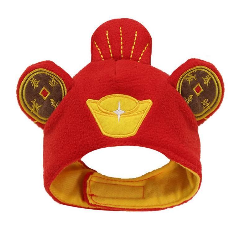 Of The God Wealth Rabbit Elk Cat Santa Hat Pet Headwear Decoration Cute Cartoon