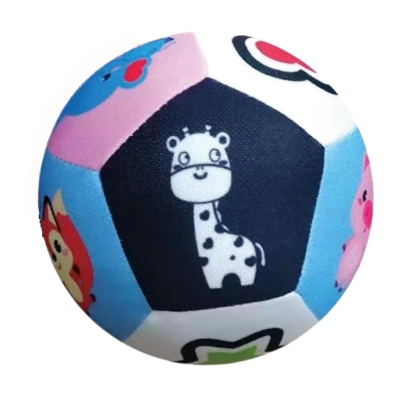 

Baby Bomb Player Grasping Rattle Ball, Tactile Sensory Stereoscopic Rattle Cloth Ball, Baby Toy Hand-Grasping Ball сірий колір