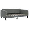 Vidaxl Sofa Z Materacem Do Spania, Ciemnoszara, 100X200 Cm, Tkanina