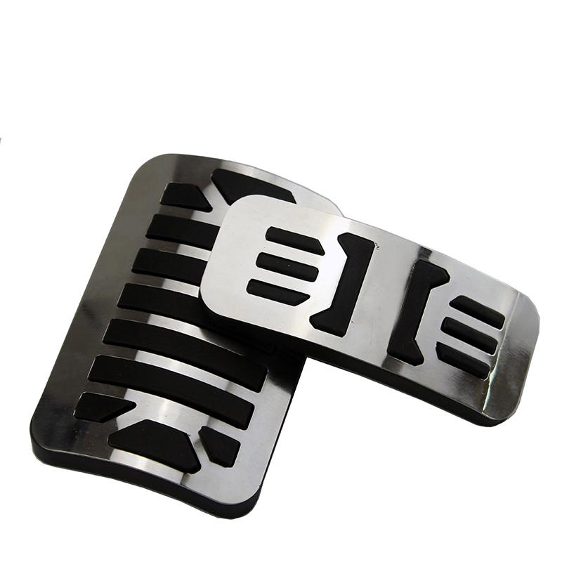 Car-styling Stainless Steel Brake Accelerator Pedal Pad Cover Case For JAGUAR XF XJ XJL X351  2009 2010 2011 2012 2013