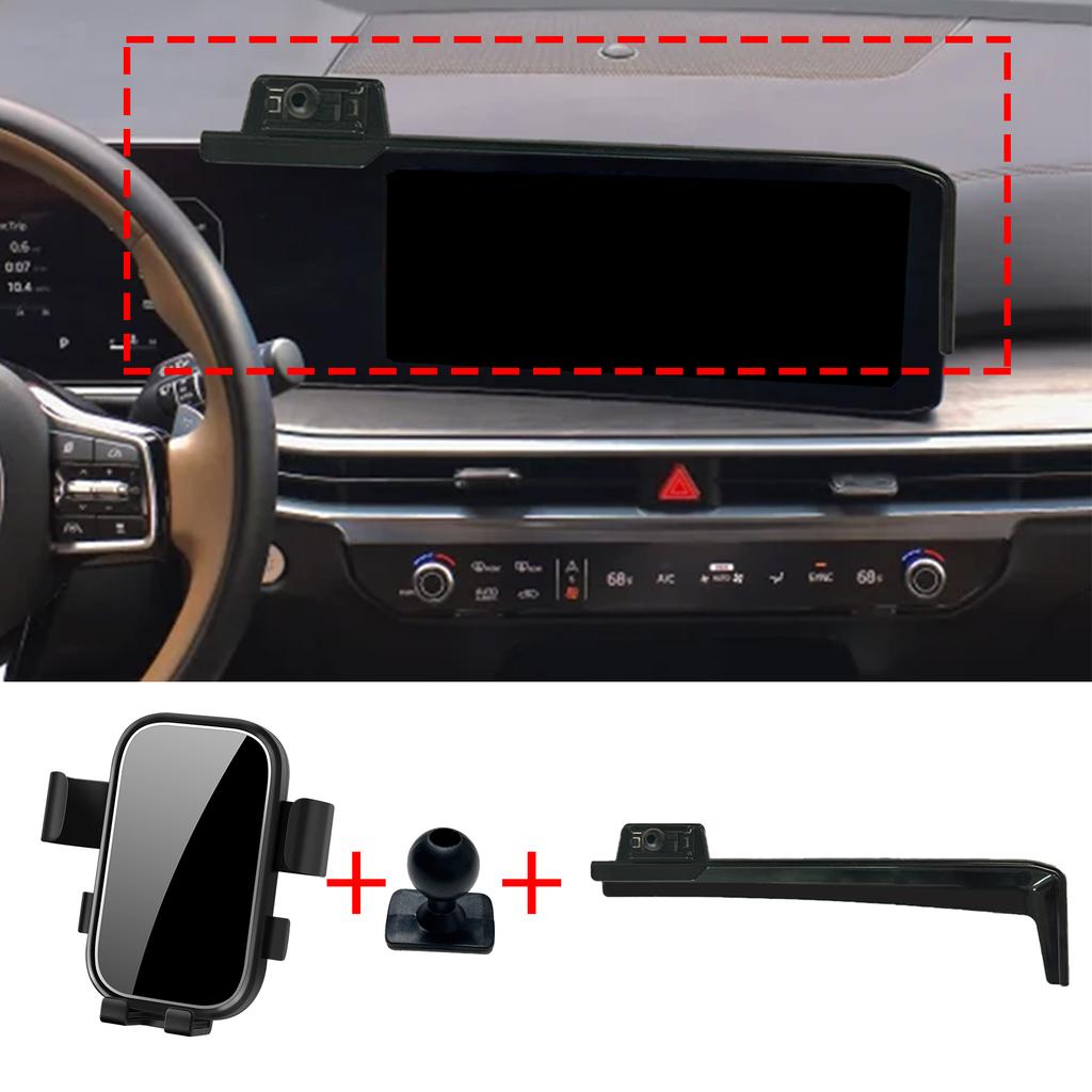 Fit for Kia Carnival KA4 2025 2026 2027 Phone Holder, Dashboard Screen Mount Bracket Easy Tallation Car Accessories