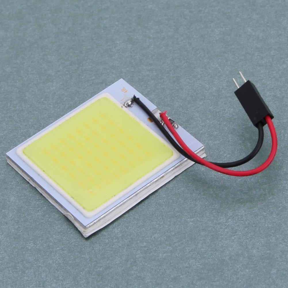 48 SMD COB LED 12V Light Car Interior Panel Lights Dome Lamp Bulb White Reading Lamp Automobile Interior Accessories China Mainland