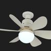 30W/40W Household LED Remote Control Multifunctional Fan Light Three Color Dimming Children's Bedroom Fan Lamp