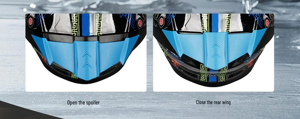 3C Certified Dual Visor Flip-up Full Face Motorcycle Helmet for All Seasons - Unisex Model