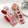 In Stock: New Christmas Bow Ribbon - Imitation Hemp Holiday Decoration Supplies