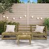 3 Seater Garden Sofa Pressure Treated Pine Wood