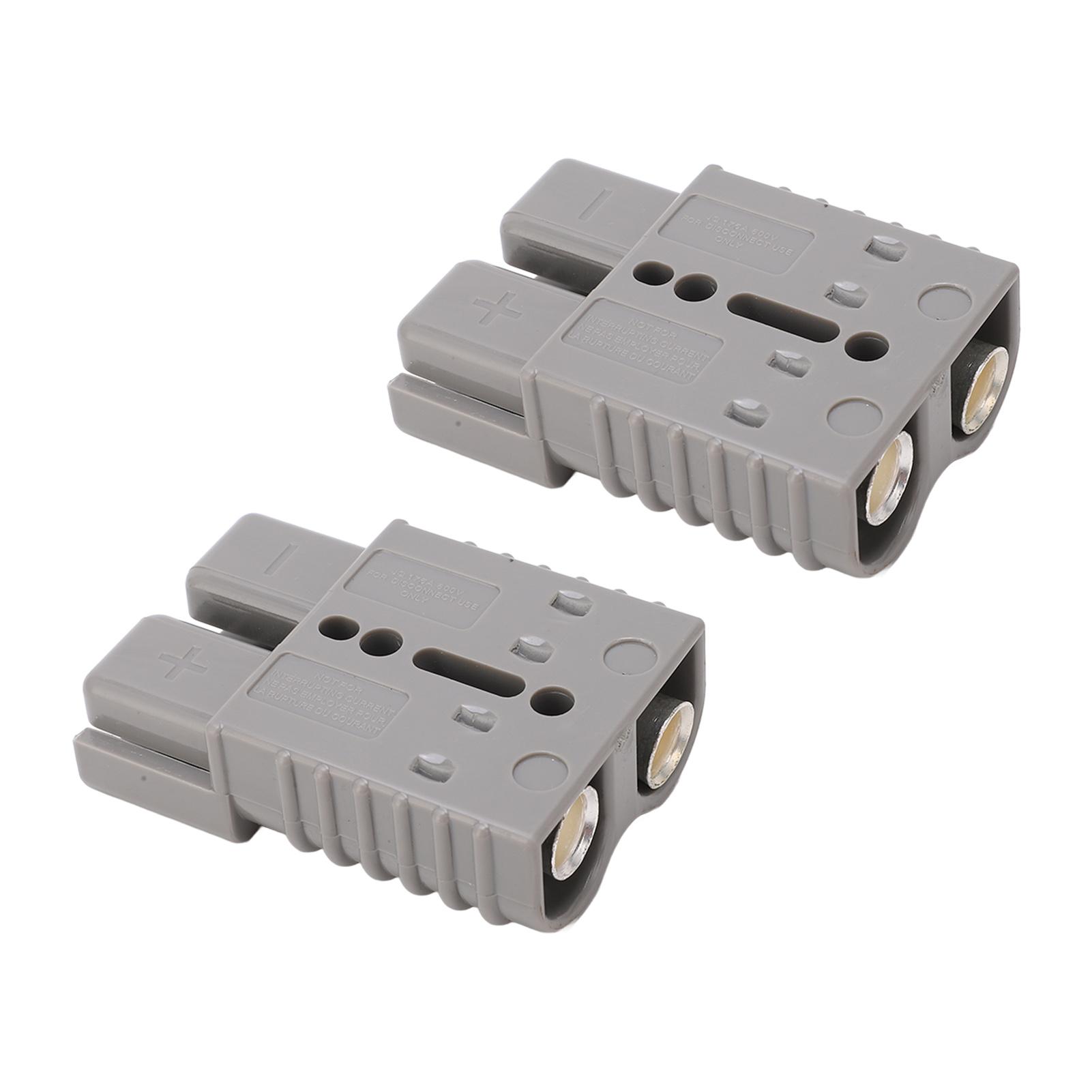 

2PCS Battery Quick Disconnect Connector with Terminal Wire Harness Plug Connect Kit 175A 600V