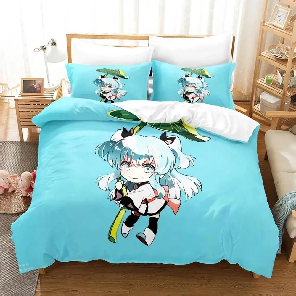 Anime Celestial Method Sora no Metho Bedding Set Duvet Cover Bed Set Quilt Cover Pillowcase Comforter king Queen Size Boys Adult