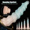 Upgraded Spiral Anal Plug - 2-in-1 Beads and Dildo for Anal Training, Beginner To Pro SM Sex Toy, Soft Silicone for Men Women