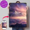 Sunset Mountains Clouds Poster Retro D Printed Metal Signs Customized Wall Hanging Gift for Home Decoration Gaming Decor Luxury