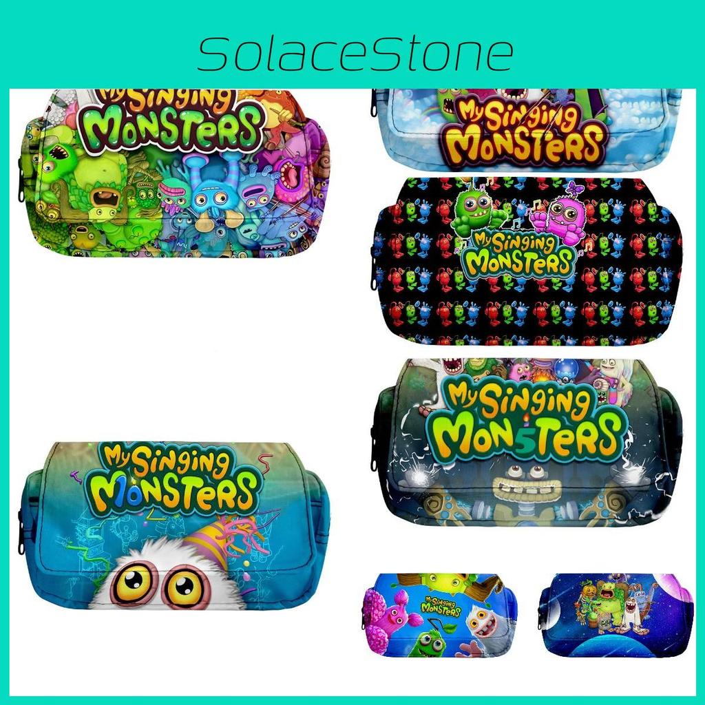 My Singing Monsters Double-layer Pen Pouch For Students