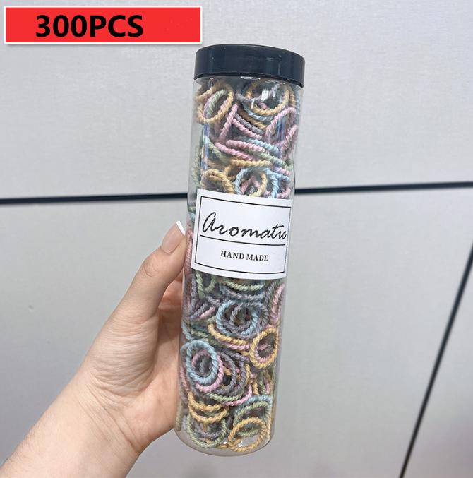 300/400PCS Box Girl Cartoon Small Nylon Elastic Hair Bands For