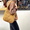 Tote Bag, Commuter Women's Bag, Down Cotton-filled Bag, Large-capacity Underarm Bag, Single-shoulder Bag